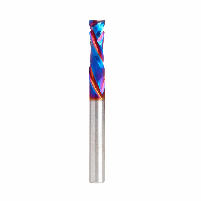 46170-K 1/4" CNC Solid Carbide Compression Spiral Router Bit, 1/4 Diameter x 7/8 x 1/4 Inch Shank